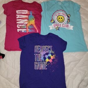 Vibrant Graphic T-Shirt Trio